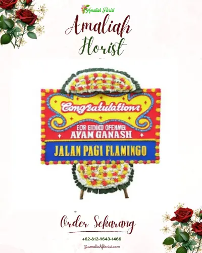 Bunga Papan Congratulation di Gandul